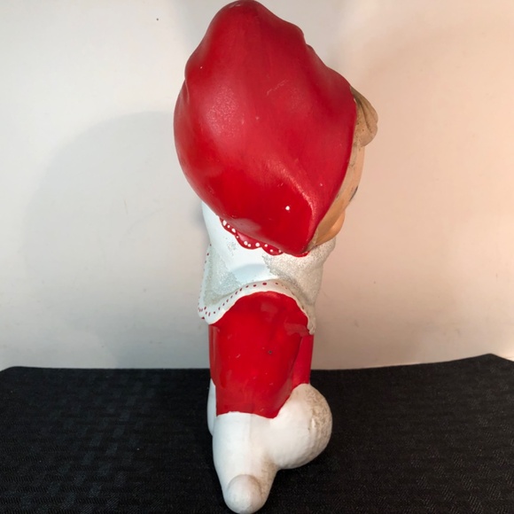 Vintage Japan 50s Hand painted ceramic Christmas elf 9.5 inches tall - Picture 11 of 12